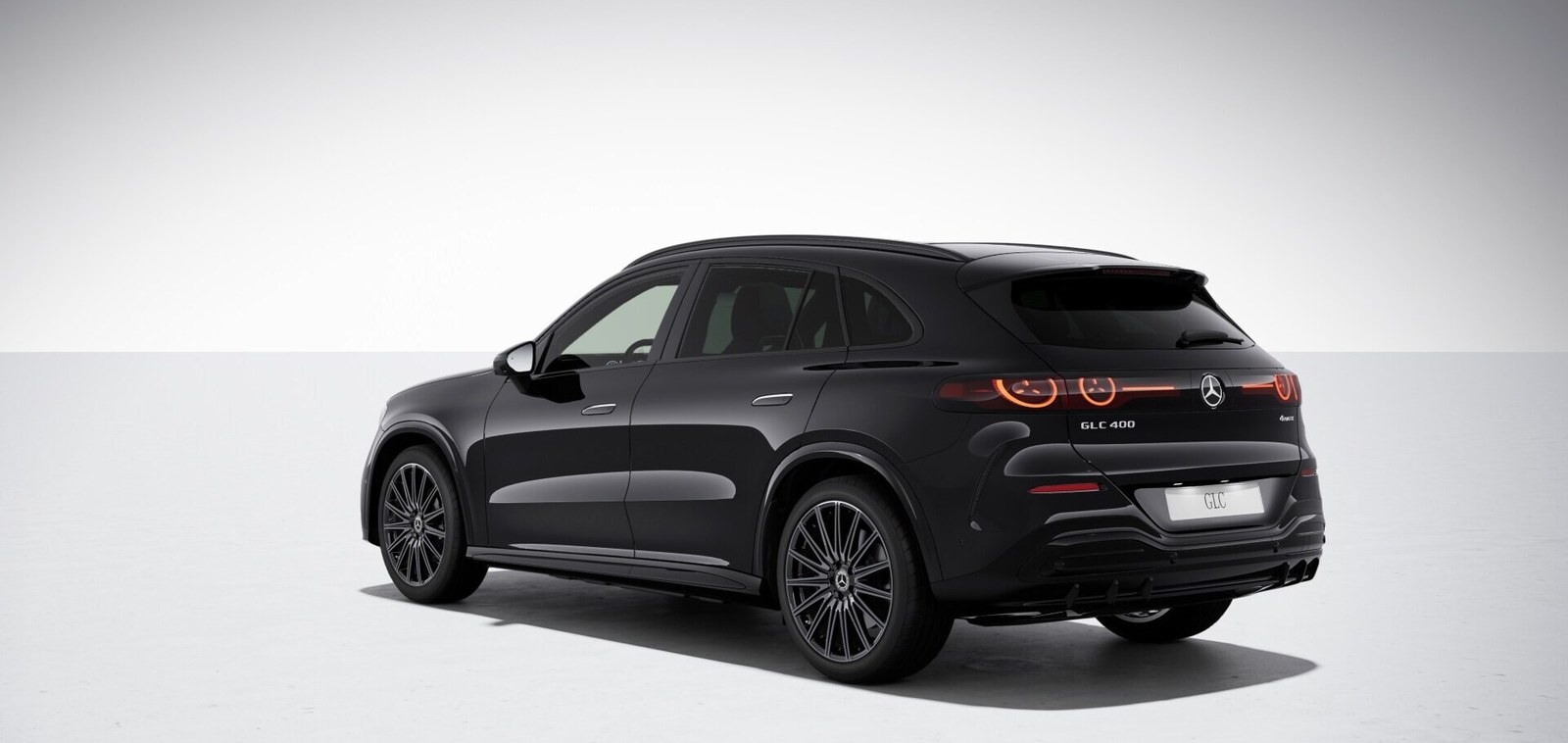 Mercedes-Benz GLC 400 4MATIC elektrisch Heckansicht